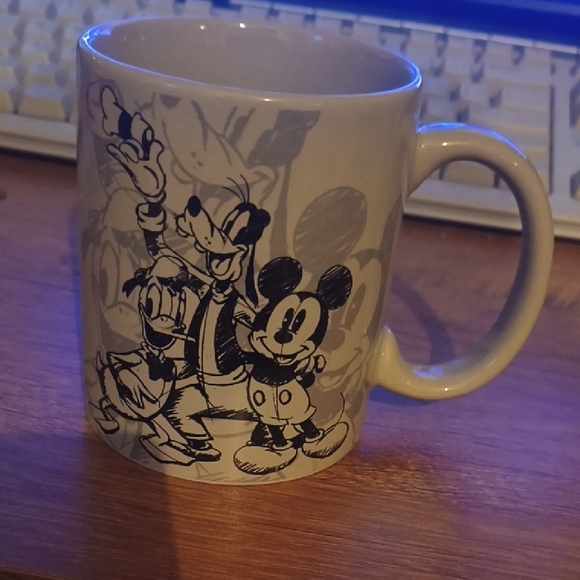 Disney Mickey Mouse Goofy & Donald Duck Sketch Art Ceramic Mug - Jerry Leigh - Picture 10 of 10